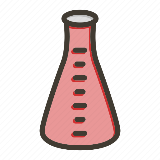 Flask, tube, lab, test, research, science, experiment icon - Download on Iconfinder