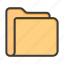 folder, documents, extension, file, archive, storage 