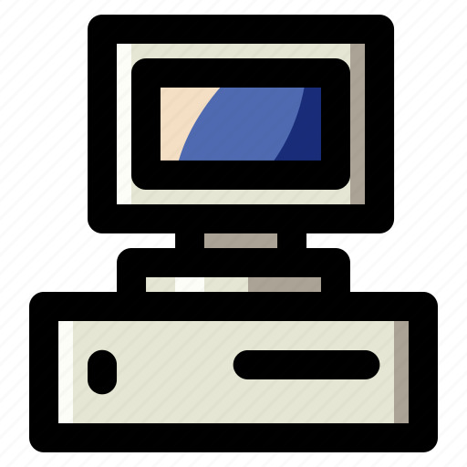 Computer, desktop, hardware, pc, study, technology, university icon - Download on Iconfinder