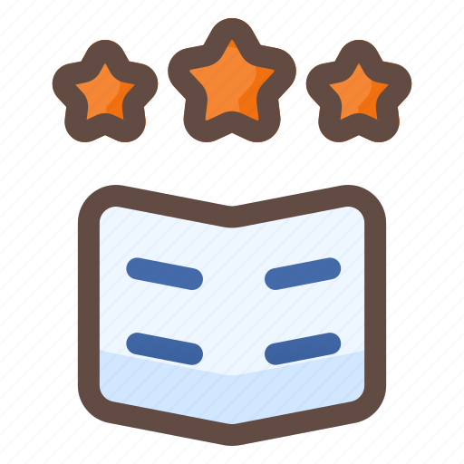 Book, star, favorite, library, writing, reading, bookmark icon - Download on Iconfinder