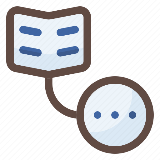 Transfer, book, discussion, time, education, reading icon - Download on Iconfinder
