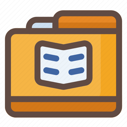 Book, file, document, manager, library icon - Download on Iconfinder
