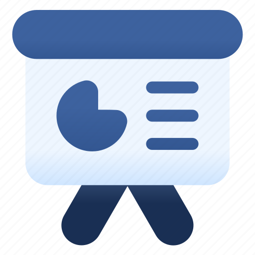 Chart, presentation, business, education, analystics icon - Download on Iconfinder