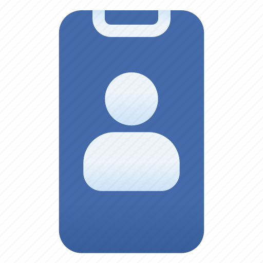 Mobile, app, avatar, online, class, study, person icon - Download on Iconfinder