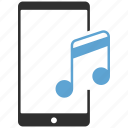 mobile, music, note