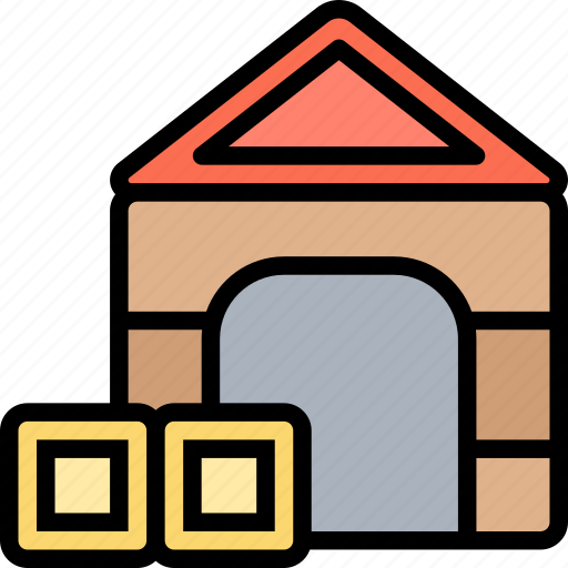 Blocks, toy, kid, brick, play icon - Download on Iconfinder