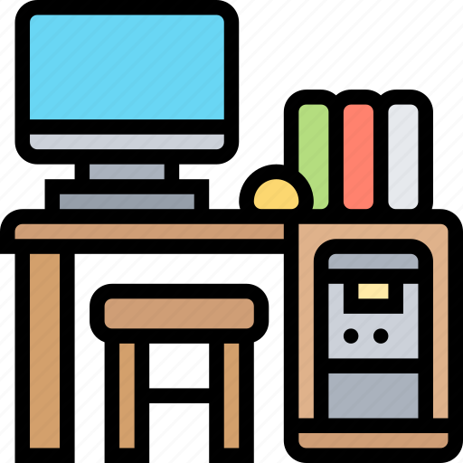 Computer, desktop, office, workplace, study icon - Download on Iconfinder