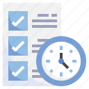 test, timer, efficiency, deadline, archive