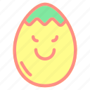 egg, emoji, emoticon, emoticons, emotion, expression, face