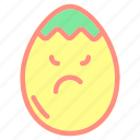 egg, emoji, emoticon, emoticons, expression, face×emotion