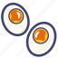 cooking, egg, food, fried egg, hard boiled, soft, soft boiled egg 
