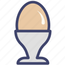 cup, egg, egg cups, egg tray, food, hard boiled