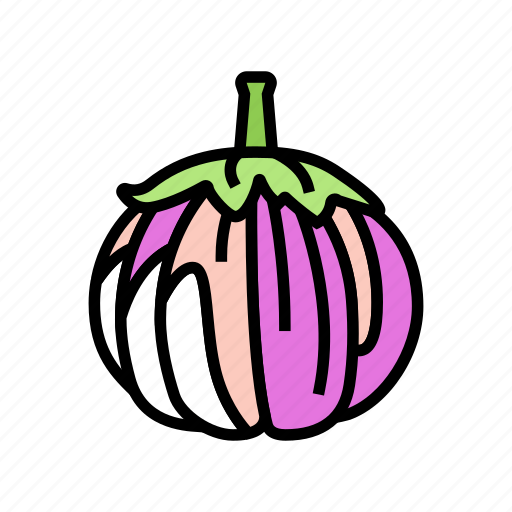 Bianca, eggplant, vitamin, bio, vegetable, cut icon - Download on Iconfinder
