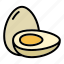 boiled, egg 