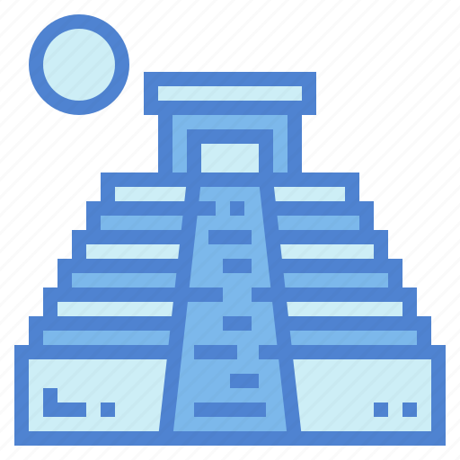 Archaeology, architecture, maya, pyramid icon - Download on Iconfinder