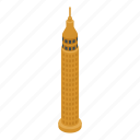 africa, building, cartoon, egypt, isometric, silhouette, tower