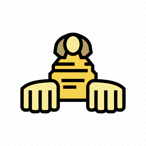 Sphinx, egypt, monument, country, excursion, pyramid icon - Download on Iconfinder