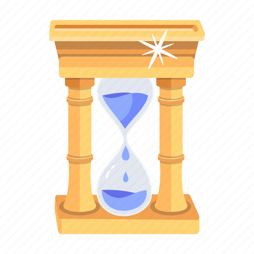 Sand watch, sand timer, sand clock, timepiece, timekeeper icon - Download on Iconfinder