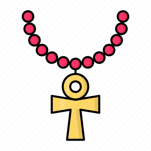 Ankh, life, hieroglyphic, ancient, egyptian, chain icon - Download on Iconfinder