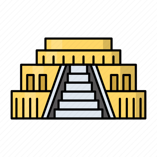 Building, egypt, landmark, mortuary, temple, funerary temples icon - Download on Iconfinder