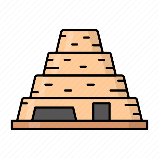 Building, djoser, egypt, landmark, pyramid, architecture icon - Download on Iconfinder