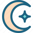 crescent, eid, islamic, moon, ramadan