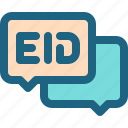 chat, congratulation, eid, greeting