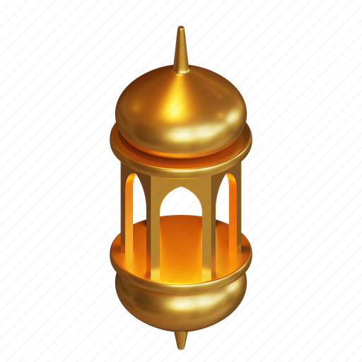 Fanous, islamic, eid, mubarak, light, lamp, decoration 3D illustration - Download on Iconfinder