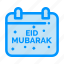 calendar, celebration, eid, mubarak, muslims 