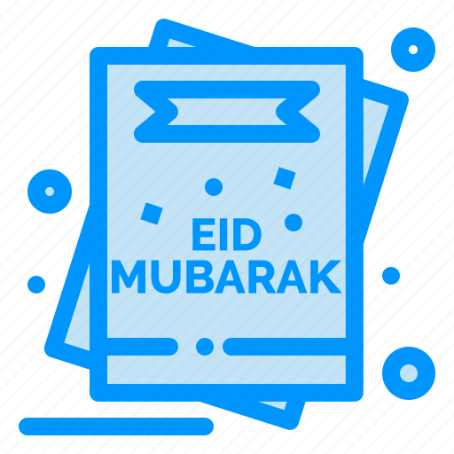 Card, eid, invitation, mubarak, page icon - Download on Iconfinder