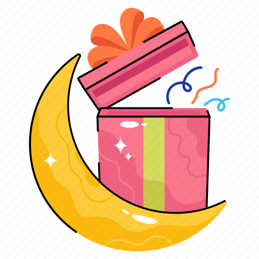 Eid, celebration, ramadan, islamic, gift icon - Download on Iconfinder