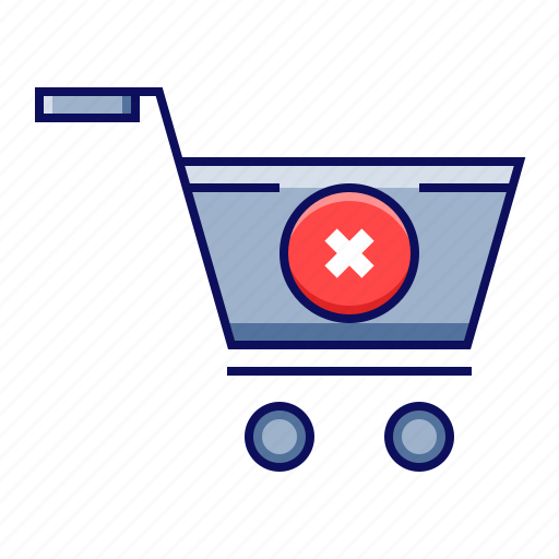 Basket, cancel, cart, remove, shopping icon - Download on Iconfinder