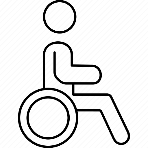 Handicapped, disabled, disability, wheelchair, handicap, chair, healthcare icon - Download on Iconfinder