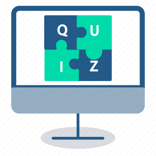 Education, elearning, online quiz, online test, puzzle, solution icon - Download on Iconfinder