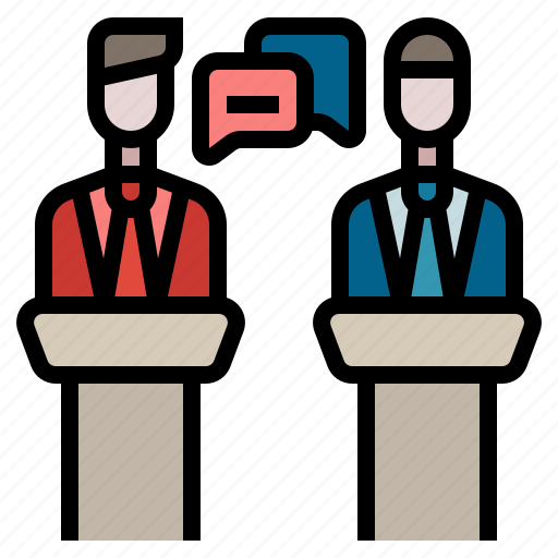 Argument, debate, discussion, election, politics icon - Download on Iconfinder