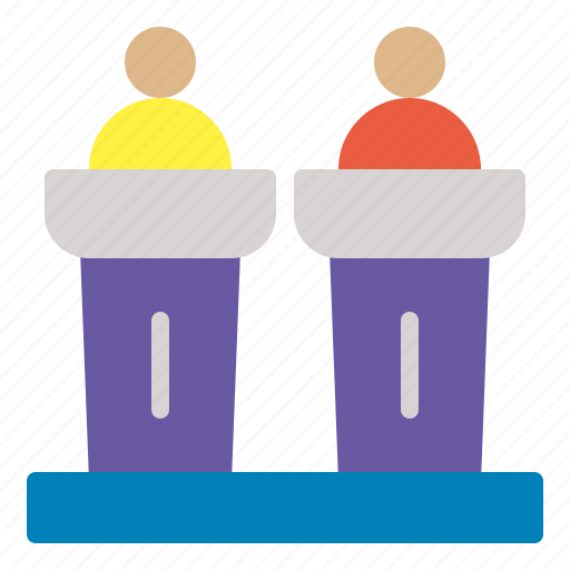 Debate, voting, politics, election icon - Download on Iconfinder