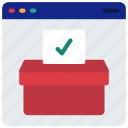website, ballot, box, online, voting