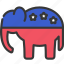 elections, elephant, usa, animal 