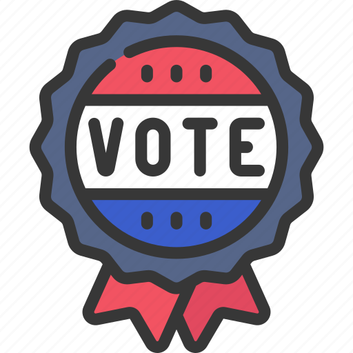 Vote, ribbon, voting, badge, candidate icon - Download on Iconfinder