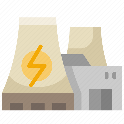 Reactor, electric, power, industry, plant, nuclear, factory icon - Download on Iconfinder