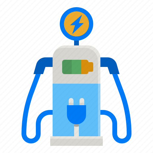 Chargin, station, electric, car, fuel icon - Download on Iconfinder