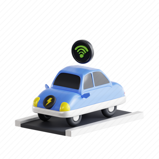 Electric, car, signal, transportation 3D illustration - Download on Iconfinder