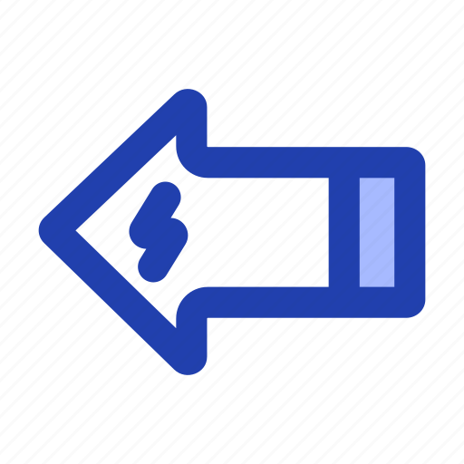 Left, sign, electric, technology icon - Download on Iconfinder
