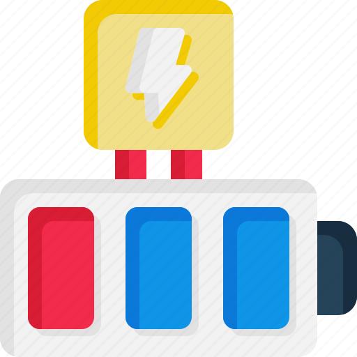 Battery, electricity, power, energy, full icon - Download on Iconfinder