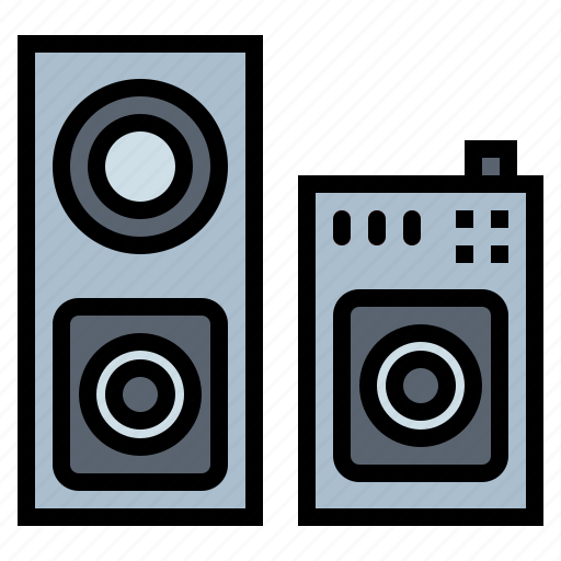 Audio, music, speaker, subwoofer icon - Download on Iconfinder