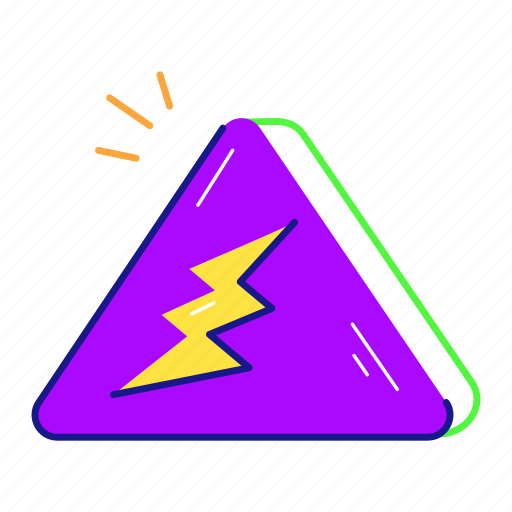 Electrical power, electric shock, electric symbol, electricity sign, electrical hazard icon - Download on Iconfinder