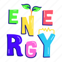 energy font, energy text, energy letters, eco energy, typography