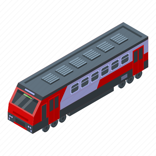 Business, car, cartoon, electric, isometric, modern, train icon - Download on Iconfinder