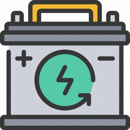 Electric, car, battery, unlimited, renewable icon - Download on Iconfinder