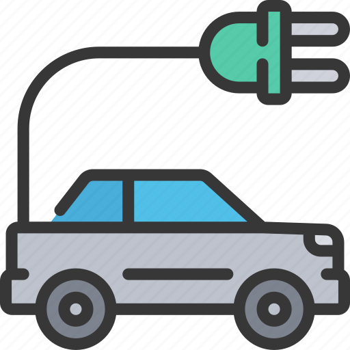Electric, car, vehicle, plug, automobile, transport icon - Download on Iconfinder